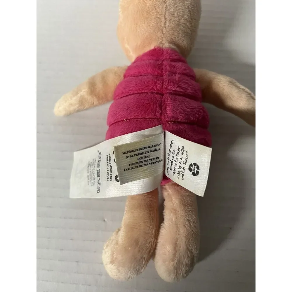 Disney Winnie The Poohs Piglet Pink Plush Stuffed Animal 10